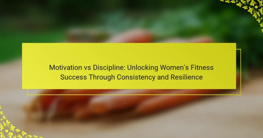 Motivation vs Discipline: Unlocking Women’s Fitness Success Through Consistency and Resilience