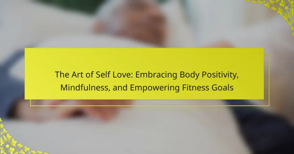 The Art of Self Love: Embracing Body Positivity, Mindfulness, and Empowering Fitness Goals